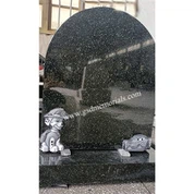 Cartoon Dog And Car Memorial For Child