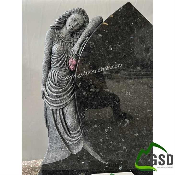 Angel and Teardrop Shaped Memorial