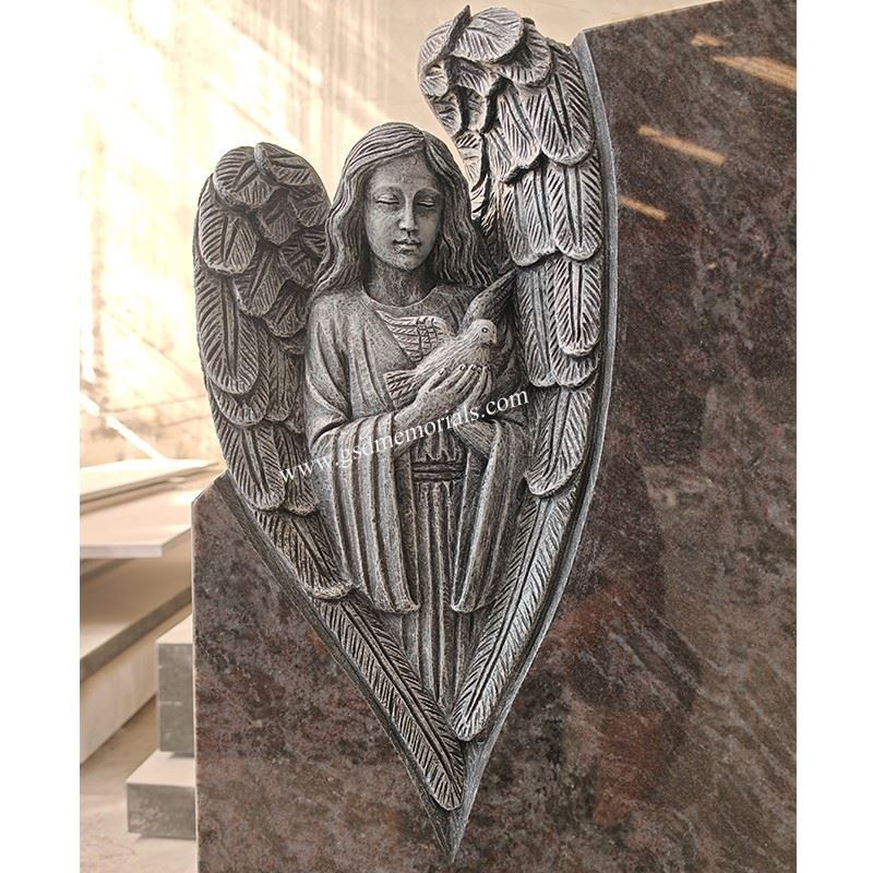 Bahama Blue Granite Angel