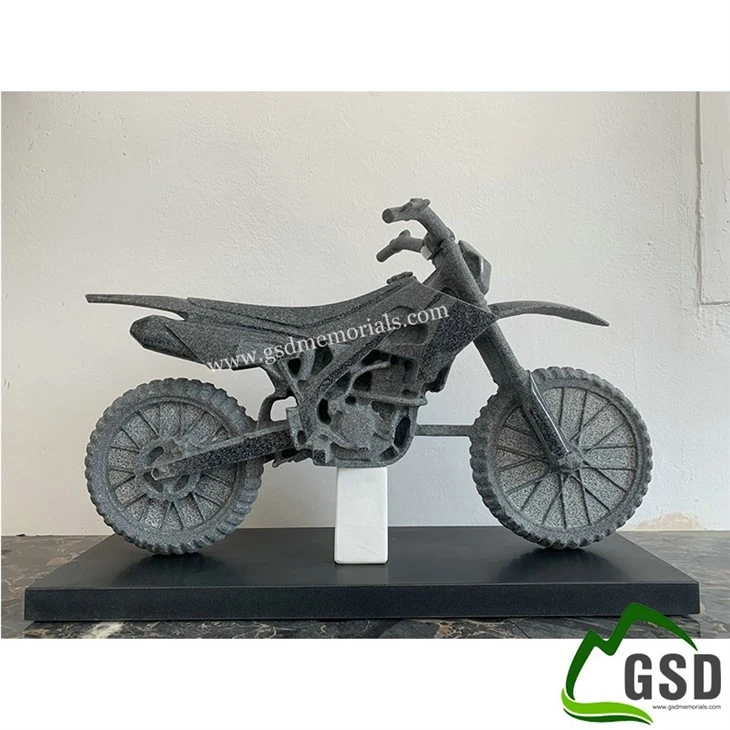 Granite Stone Dirt Bike Monument