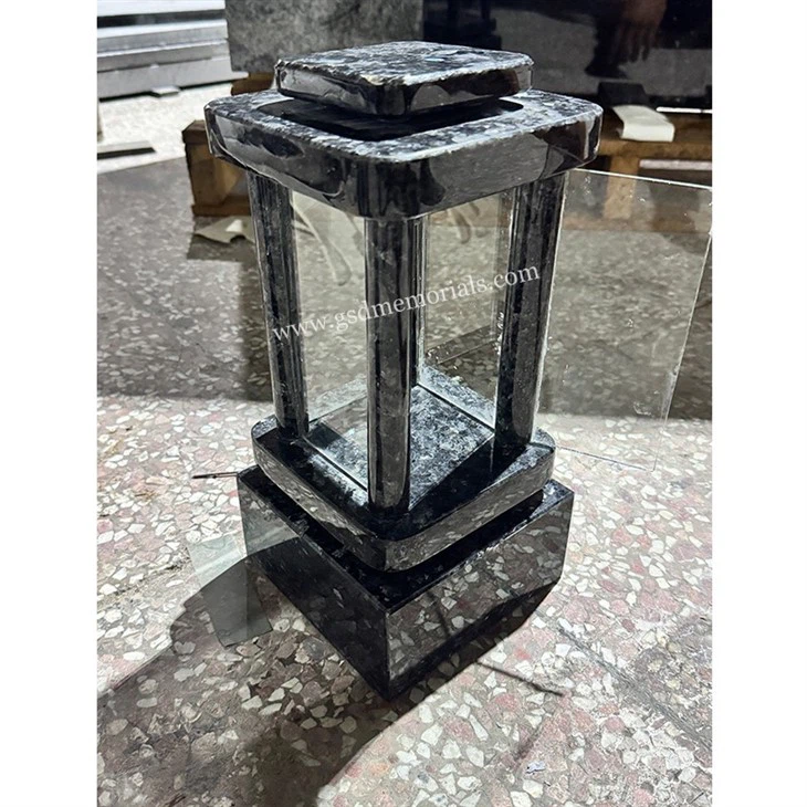 Blue Pearl Granite Lantern