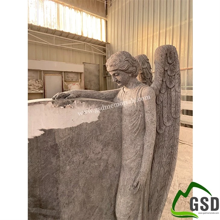Hand Carved Angel Monument