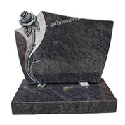 Bahama Blue With Carving Rose Memorial