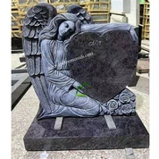Heart Headstone with Angel