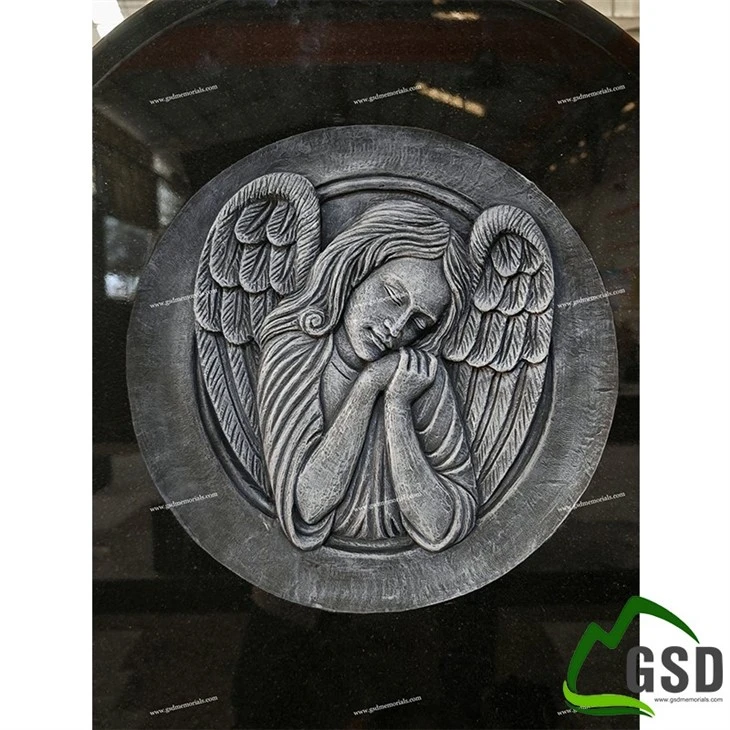 Premium Black Girl Angel Monument