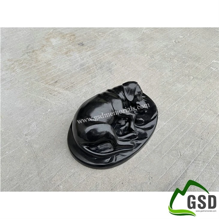 Premium Black Sleeping Dog Memorial