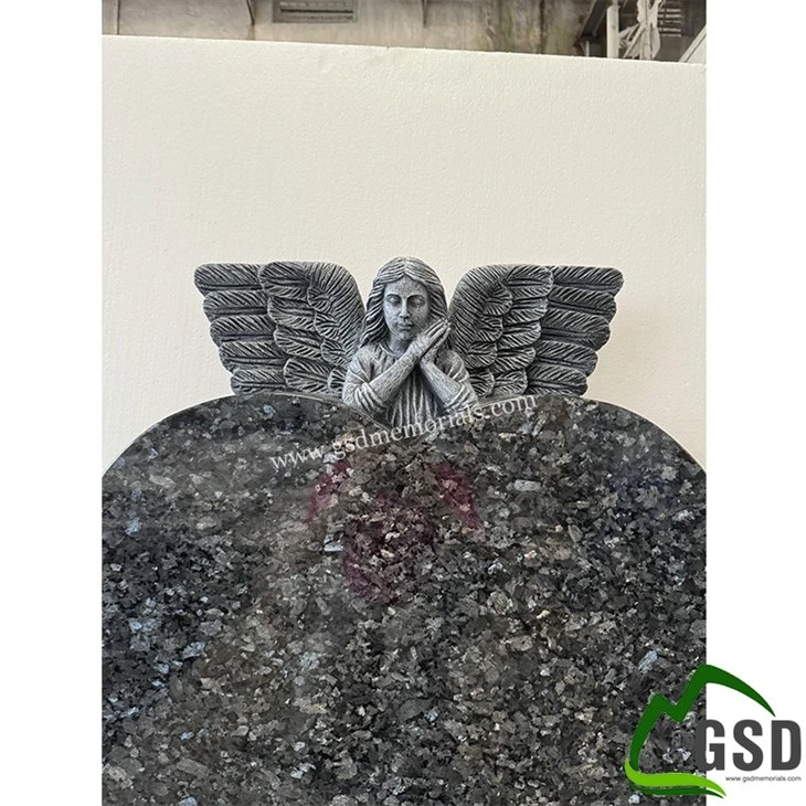 Angel Heart Headstone