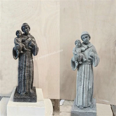 St pio and St anthony statues