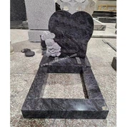 Bahama Blue Special Minnie Mouse Holding Teddy Children Headstone