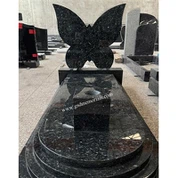 Butterfly Headstone with Granite Kerb